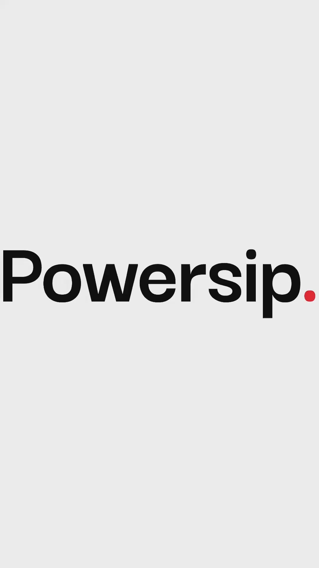 Video introducing features of the Powersip Vortex